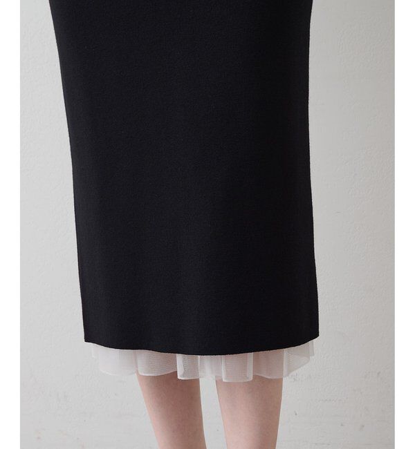 GEMINI「【GEMINI】ニットレイヤードスカート」|スカート|