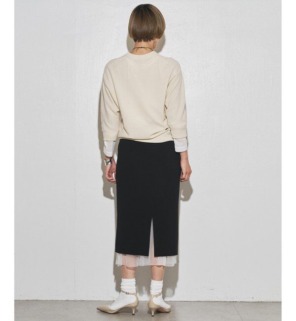 GEMINI「【GEMINI】ニットレイヤードスカート」|スカート|