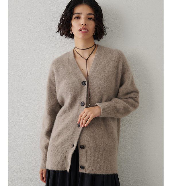  「フォックスウールロングカーディガン」|ニット・セーター|