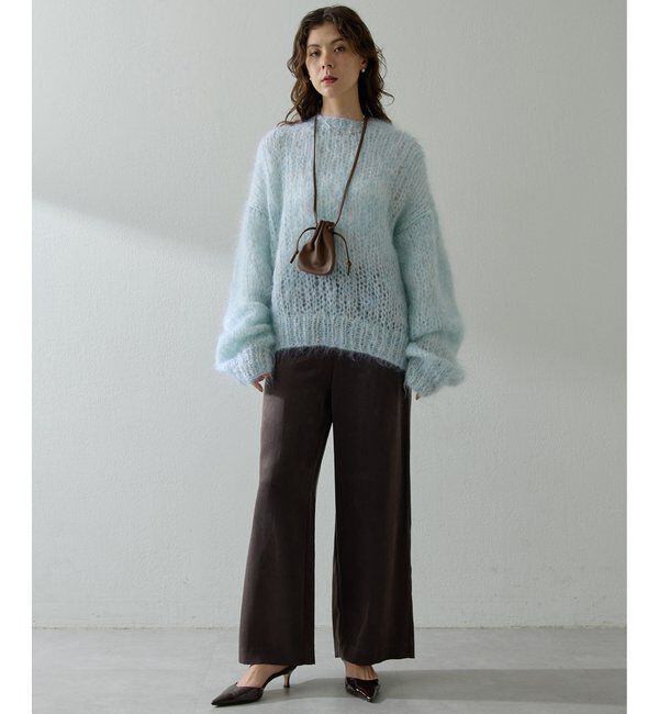  「【Christian AKS】Lamb leather ポーチ」|トートバッグ|