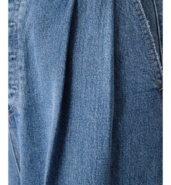  「ワイドデニムイージーパンツ」|デニム|