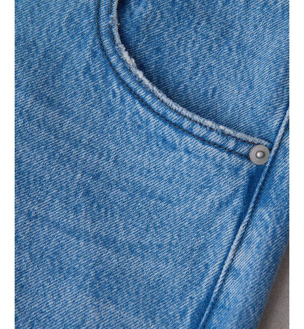  「ハイウエストデニムパンツ」|デニム|