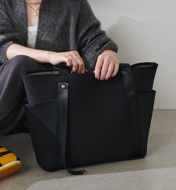  「【A4対応/軽量/ポケット３つ】ウェットダブルポケットトートバッグ」|トートバッグ|