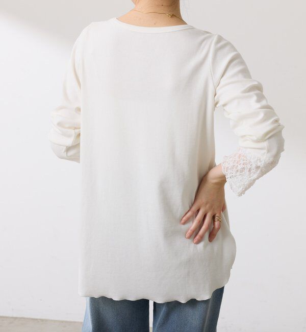  「 裾シアーロンT」|Tシャツ・カットソー|