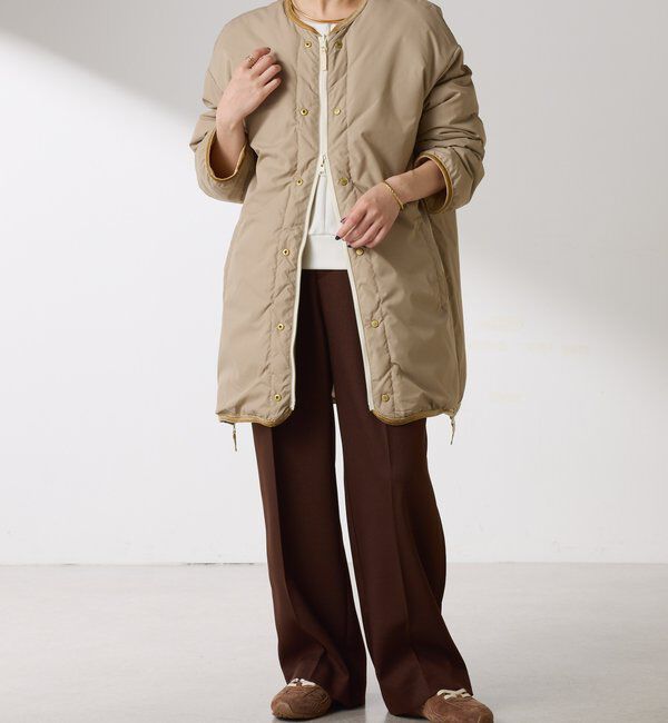  「ベロアパイピングリバーシブルコート」|その他|