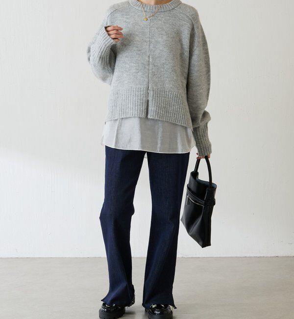  「ヤクライクショートニット」|ニット・セーター|