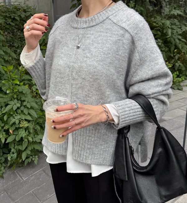  「ヤクライクショートニット」|ニット・セーター|