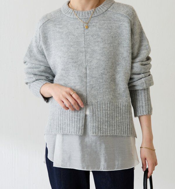  「ヤクライクショートニット」|ニット・セーター|