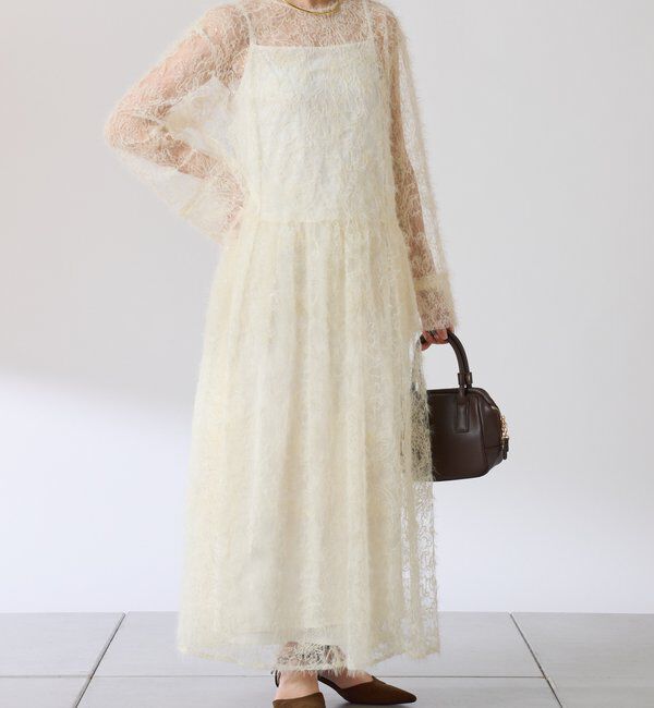  「シアーギャザーワンピース」|ワンピース|