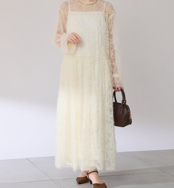  「シアーギャザーワンピース」|ワンピース|