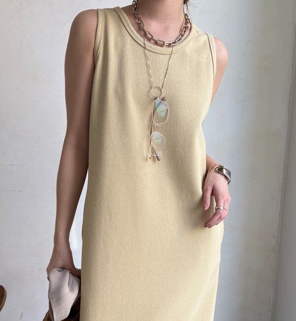  「【全骨格細見え】ブークレーダンボールタンクワンピース」|ワンピース|