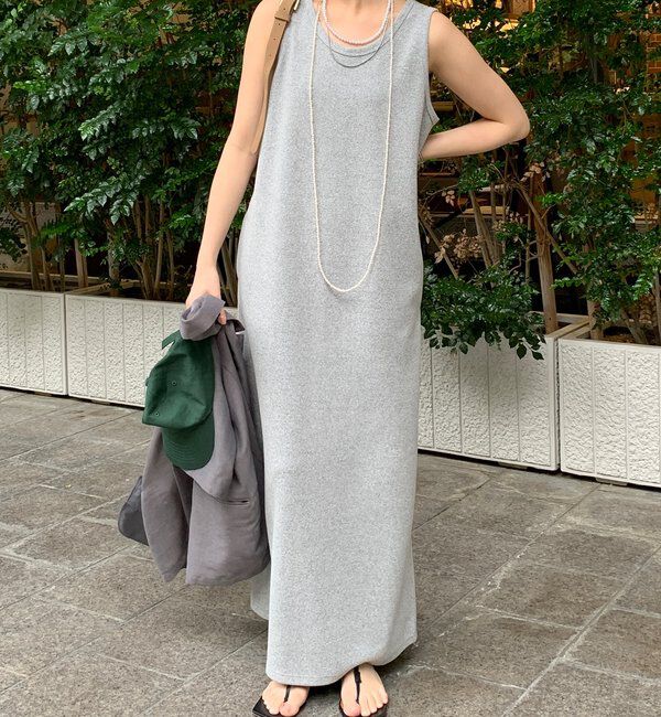  「【全骨格細見え】ブークレーダンボールタンクワンピース」|ワンピース|