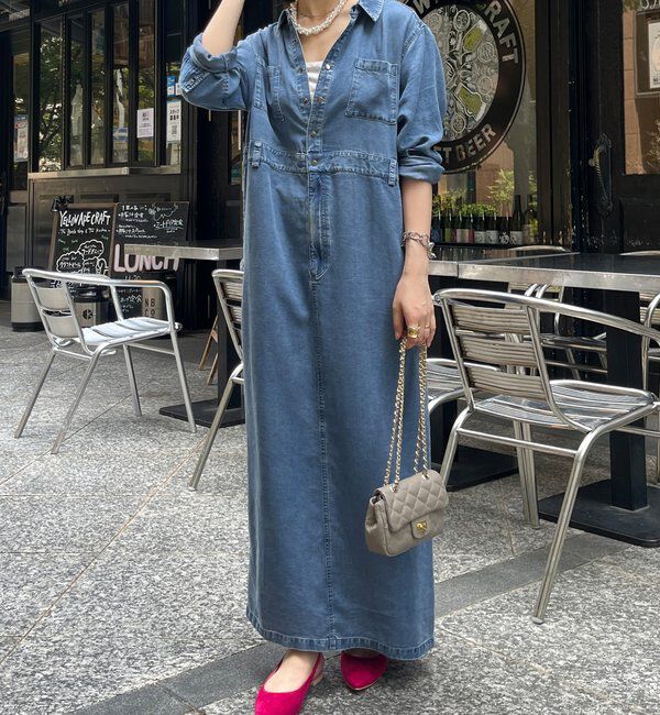  「リヨセルデニムワンピース」|ワンピース|
