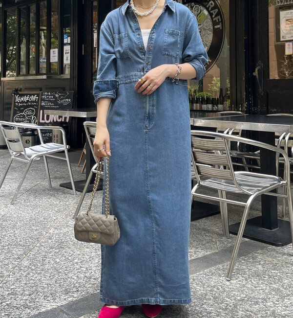  「リヨセルデニムワンピース」|ワンピース|