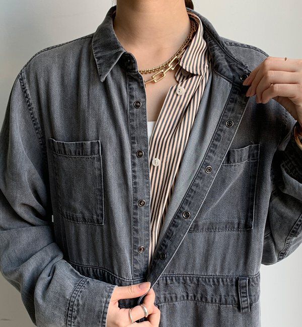  「リヨセルデニムワンピース」|ワンピース|