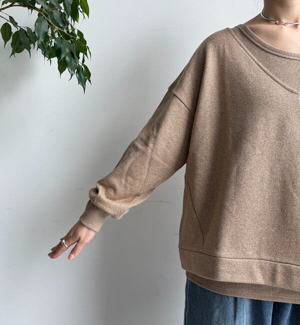  「【新色追加/インフルエンサーSAKURA企画】ラメスウェットタンクセット」|Tシャツ・カットソー|