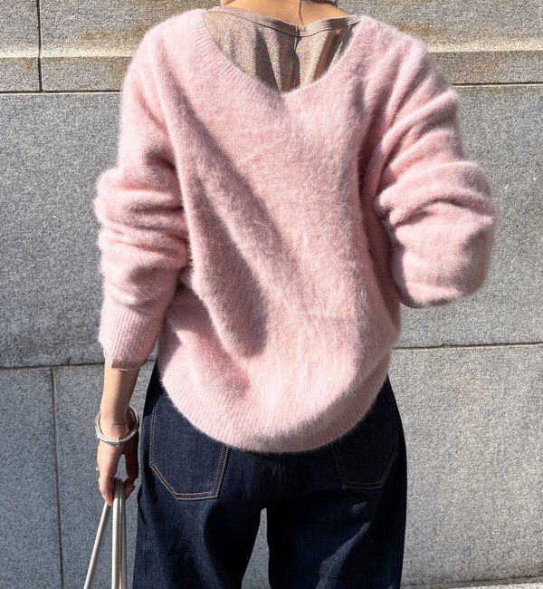  「ファーカシミヤプルオーバー」|ニット・セーター|