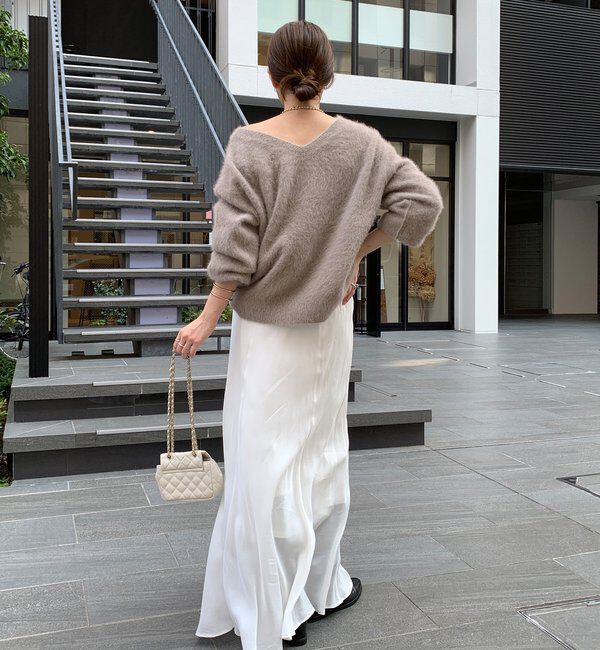  「ファーカシミヤプルオーバー」|ニット・セーター|