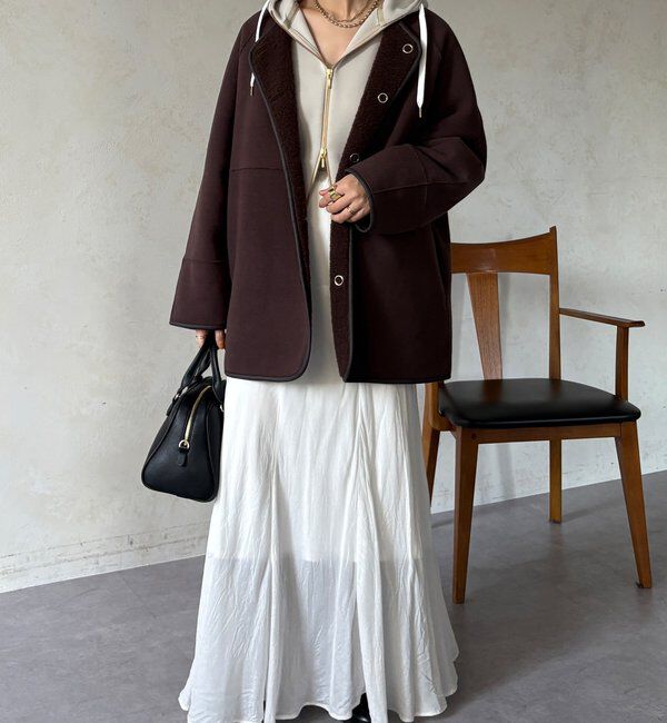  「リバーシブルボアコート」|その他|