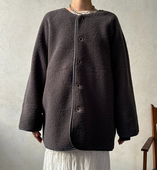  「リバーシブルボアコート」|その他|