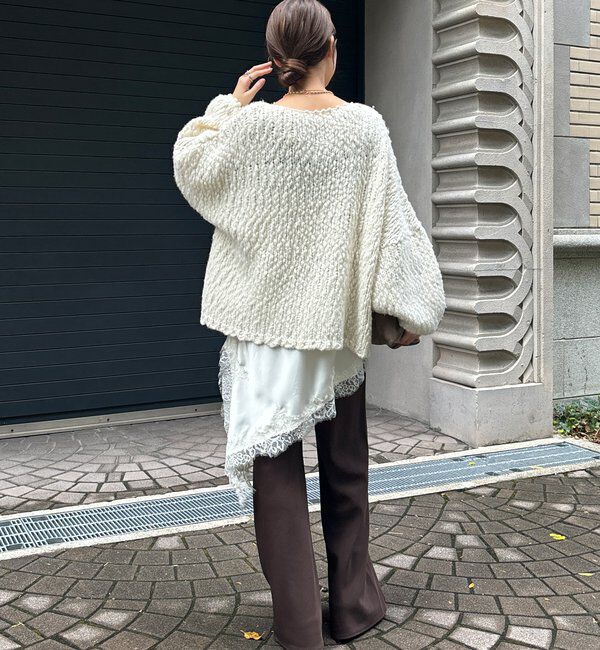  「アシメレースキャミ」|シャツ・ブラウス|