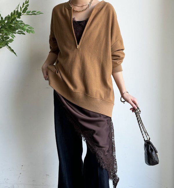  「アシメレースキャミ」|シャツ・ブラウス|