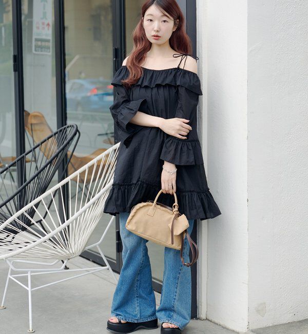  「【2WAY/500mlペットボトル収納可】ケースチャーム付ボストンバッグ」|ボストンバッグ|