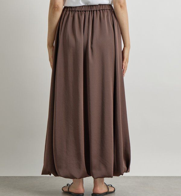  「【美シルエット】サテンバルーンスカート」|スカート|