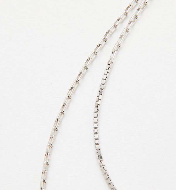  「【アレンジ自在】コンビチェーンマルチネックレス」|ブローチ・コサージュ|