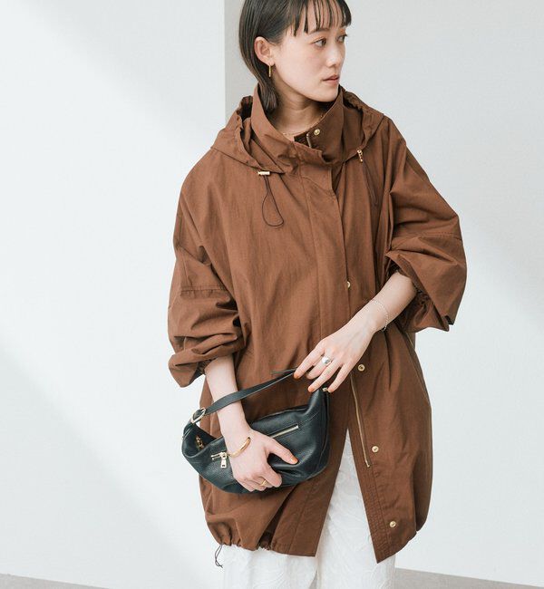  「【花粉ガード・撥水加工・UVカット機能】ドルマンフーディライトコート」|その他|