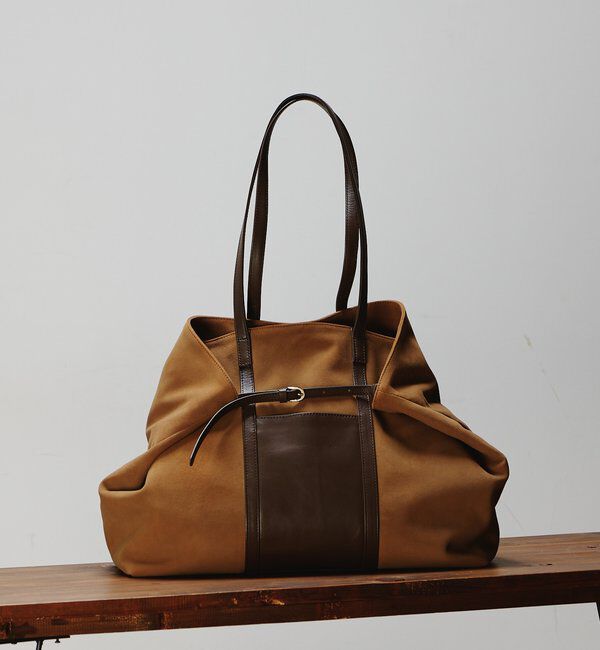  「【2.718】ベルトBIGトート」|トートバッグ|モカ