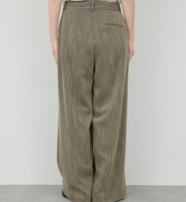  「【3サイズ展開】【セットアップ対応】ダブルタックツイードパンツ」|チノ|