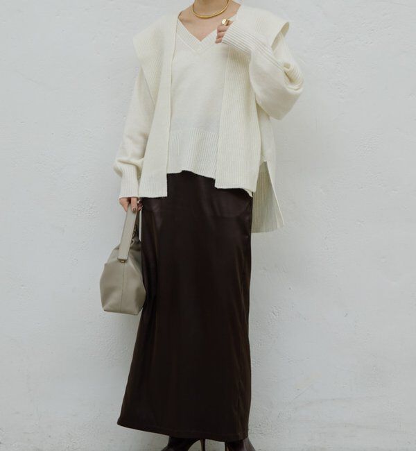  「【脱マンネリニット】【MANAKAコラボ】フードセットニット」|ニット・セーター|