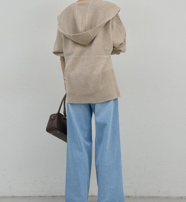  「【脱マンネリニット】【MANAKAコラボ】フードセットニット」|ニット・セーター|