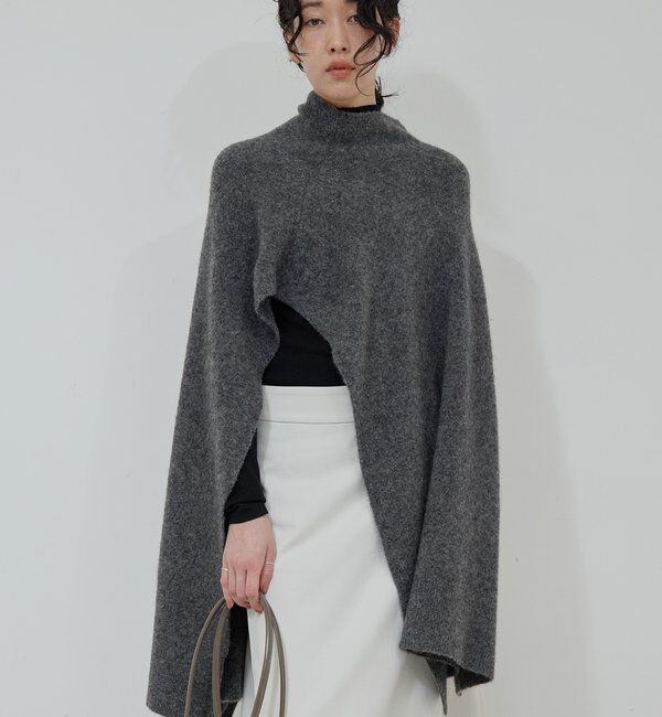  「【25th記念アイテム】 2wayニットポンチョ」|ニット・セーター|