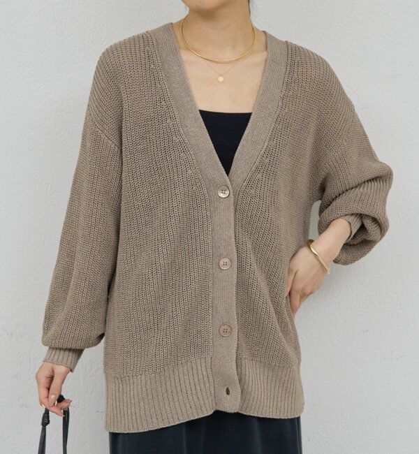 「MIXヤーンカーデ」|ニット・セーター|