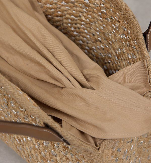  「 【Jhuri Shate】ハーフサークルバッグ/L」|トートバッグ|