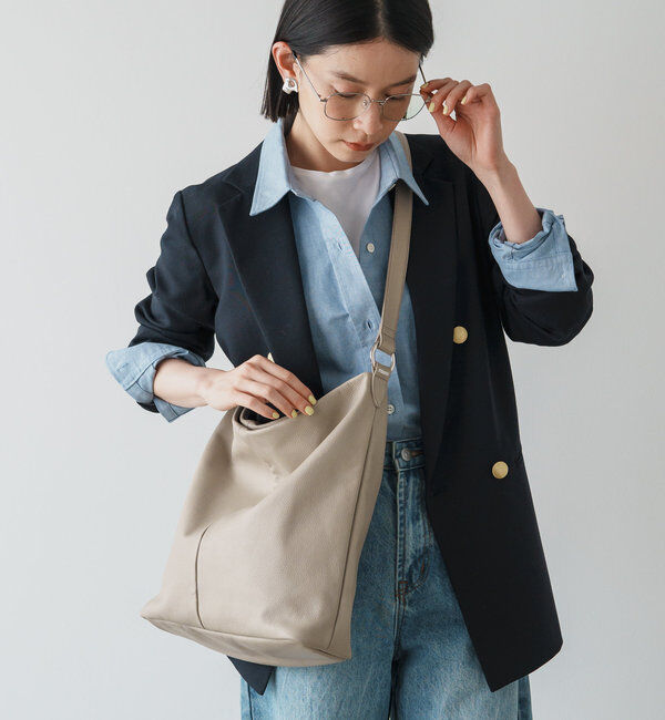  「【セール対象再値げ】［A4サイズ対応・510g］ソフトレザーワンショルダーバッグ」|ショルダー・メッセンジャー|