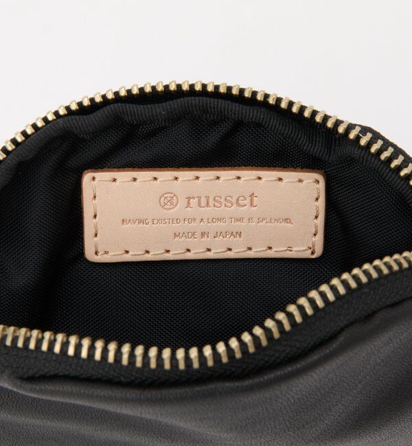  「ソフトレザーカラビナ付き横長ポーチ」|その他|