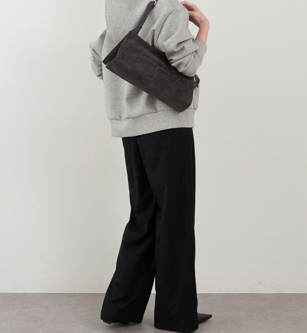  「ステンシルデザインスエードショルダーバッグ」|ショルダー・メッセンジャー|