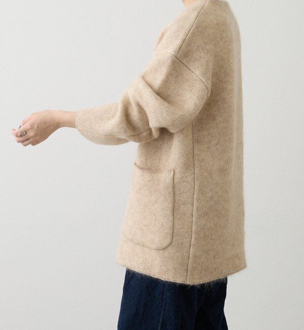  「【再値下げ】モヘアダブルニットコート」|その他|