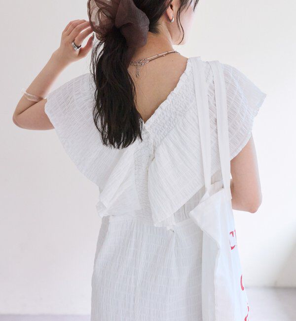  「シャーリングスクエアワンピース」|ワンピース|