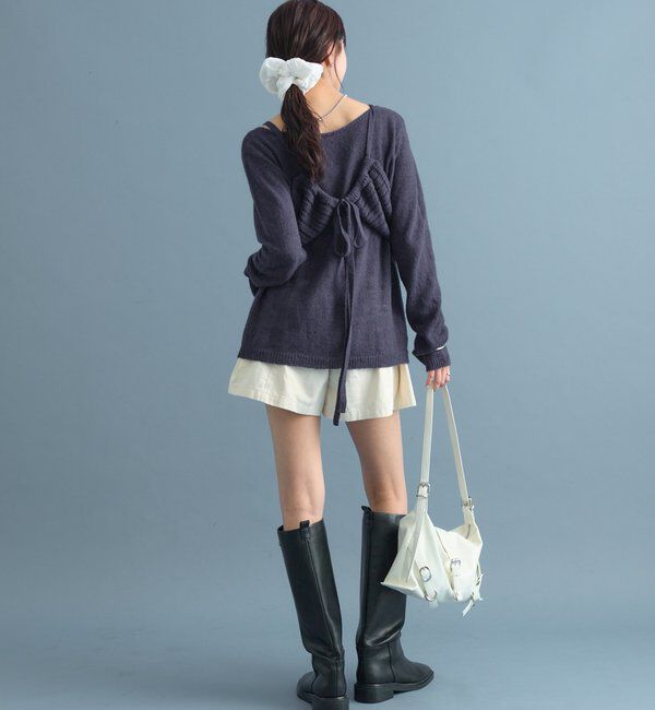  「シアーニットビスチェSET」|ニット・セーター|