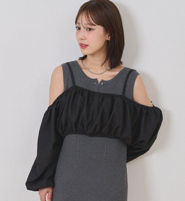  「【@sktnnm企画】ホイップブラウスセットワンピース」|ワンピース|