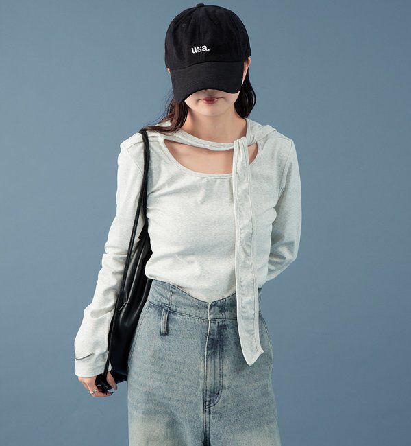  「ボウタイカットソー」|Tシャツ・カットソー|