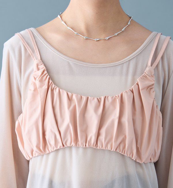  「ギャザービスチェ SETトップス」|Tシャツ・カットソー|