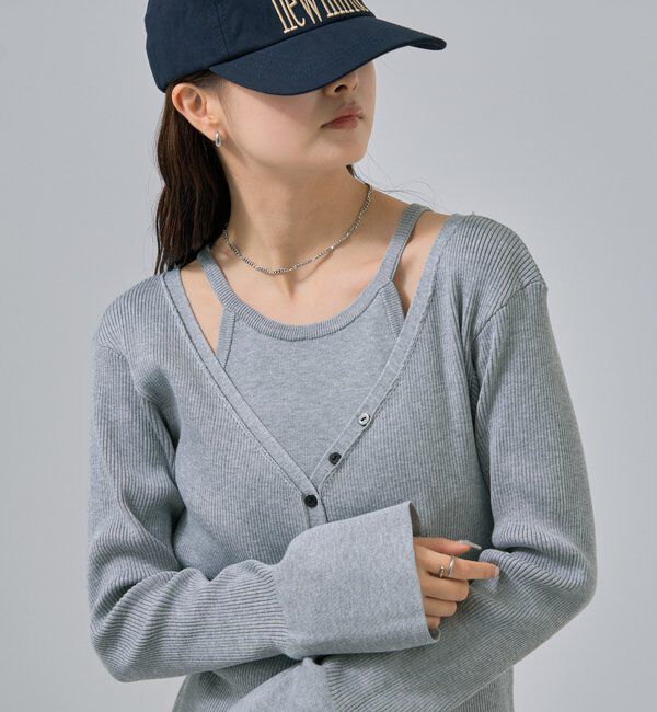  「アメスリニットカーデSET」|カーディガン|