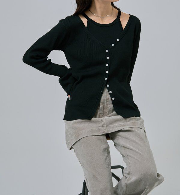  「アメスリニットカーデSET」|カーディガン|