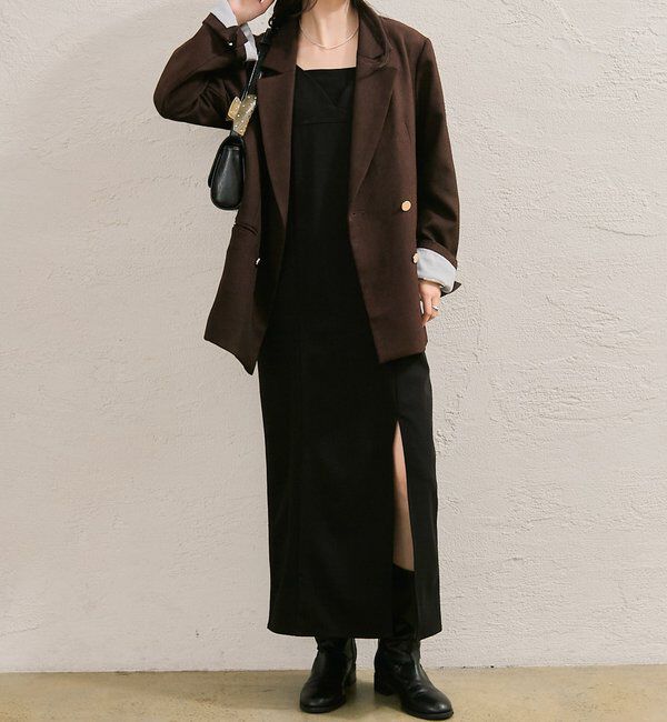  「ギャザービスチェSETワンピース」|ワンピース|