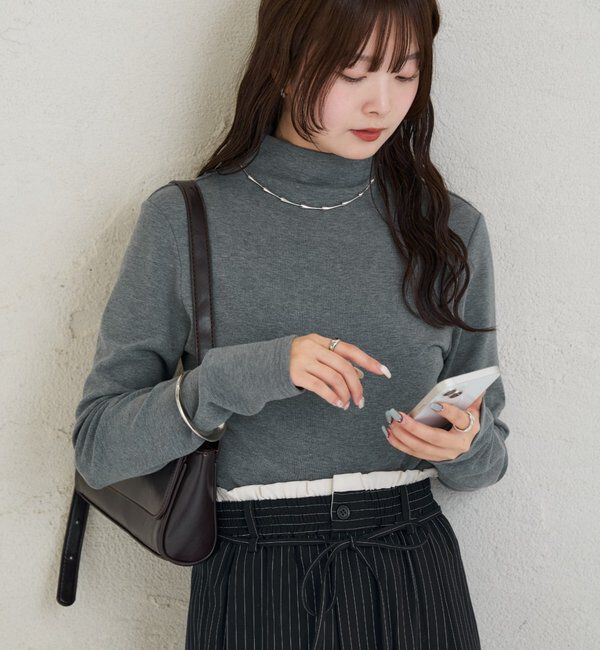  「ハイネックロンT」|Tシャツ・カットソー|